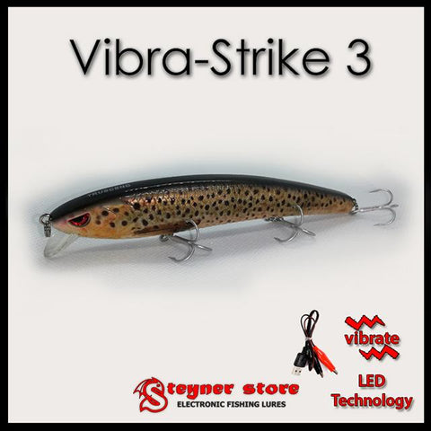 Rechargeable Artificial Bait Fisherman with Vibration and LED